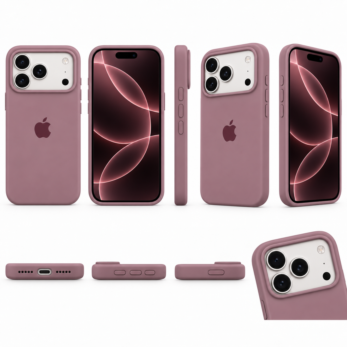 Funda Premium iDop para iPhone 18 Pro y 18 Pro Max | Rosa Malva