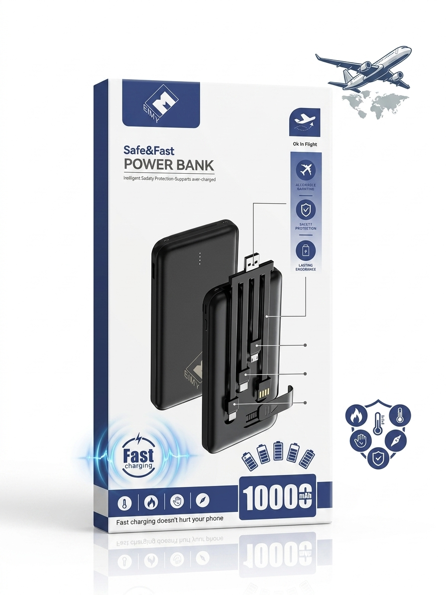 Cargador Power Banck Portatil de 10000 mAh