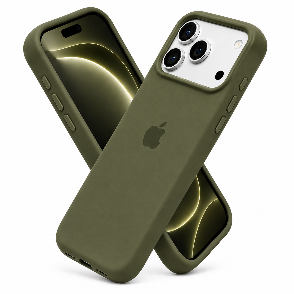 Funda Premium iDop para iPhone 17 Pro y 17 Pro Max | Verde Olivo