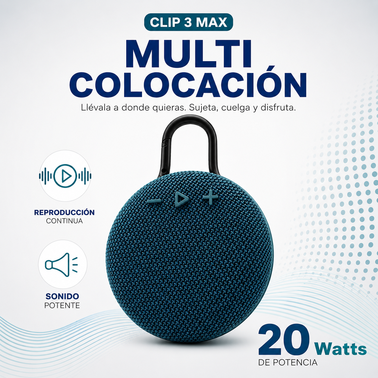 Bocina CLIP 3 MAX