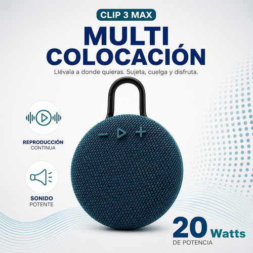 Bocina CLIP 3 MAX