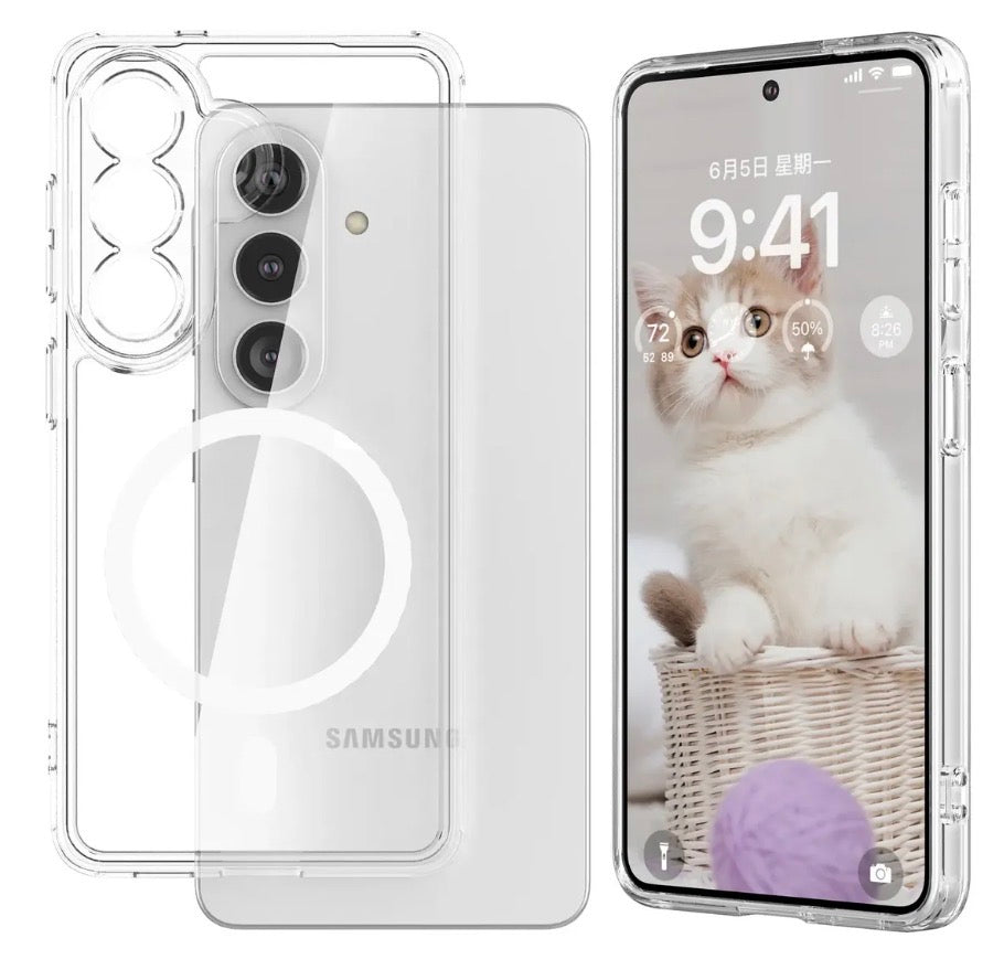 Funda Magnetic Transparente para Samsung Galaxy S26+