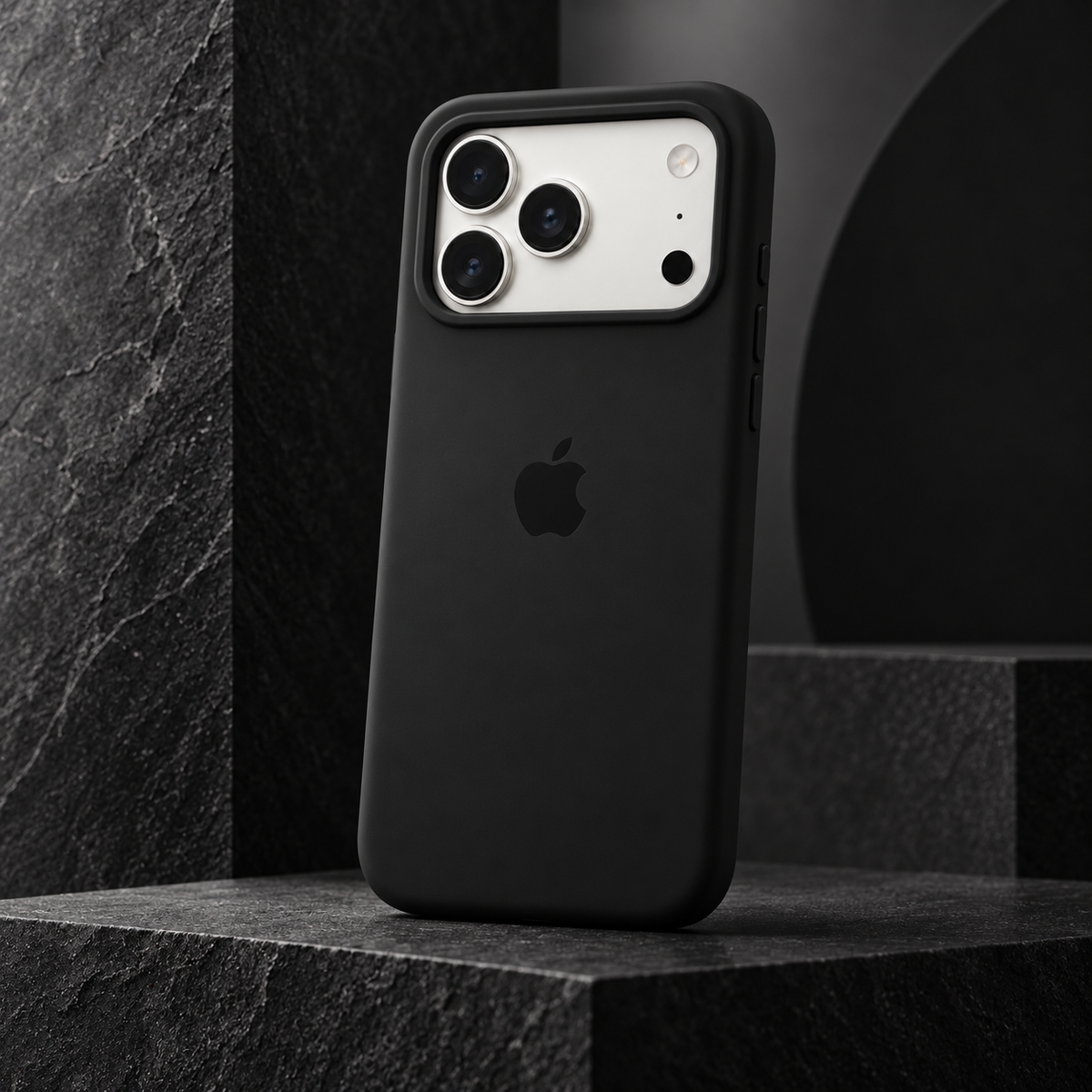 Funda Premium iDop para iPhone 18 Pro y 18 Pro Max | Negro Obsidiana