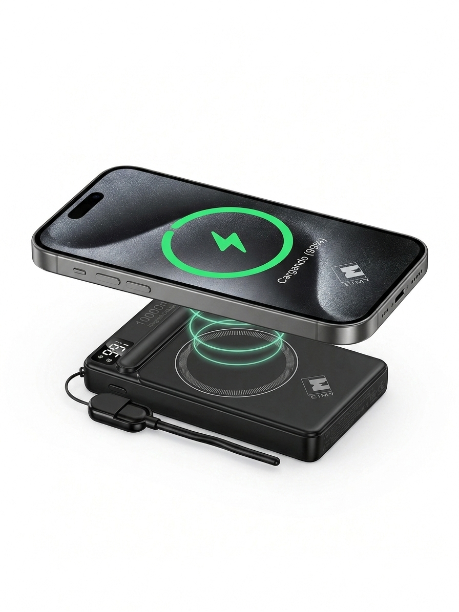 Bateria portatil inalambrica 12000 mAh Android y iPhone