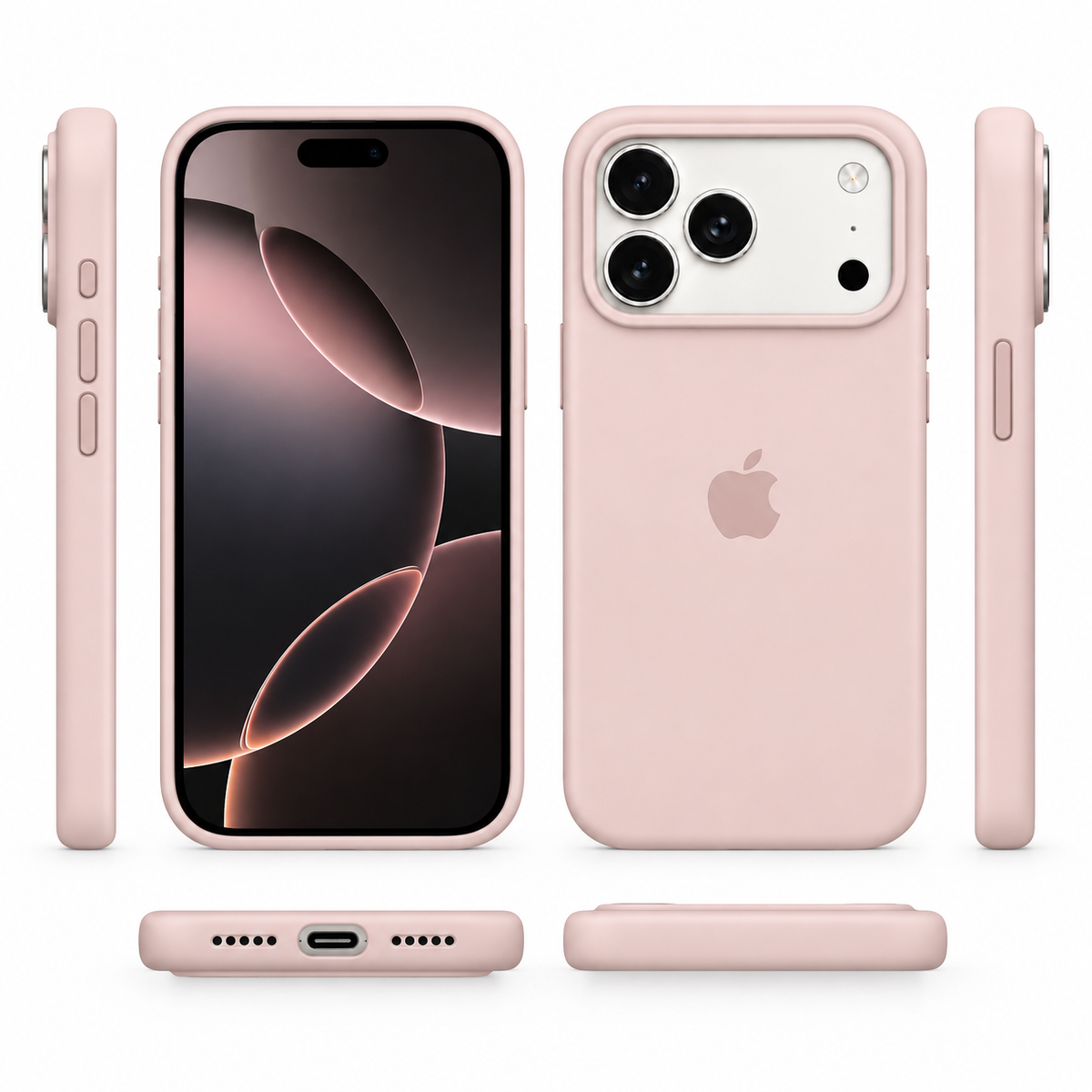 Funda Premium iDop para iPhone 18 Pro y 18 Pro Max | Rosa Perla