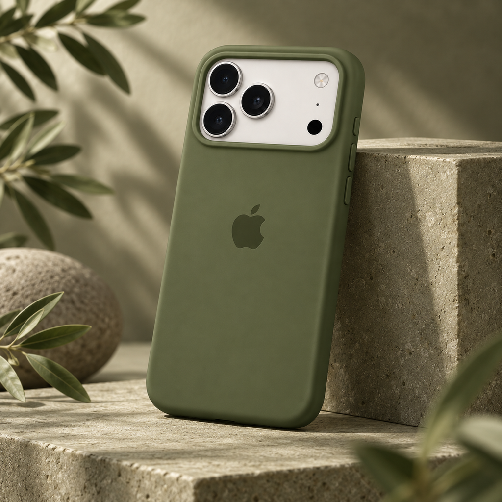 Funda Premium iDop para iPhone 18 Pro y 18 Pro Max | Verde Olivo