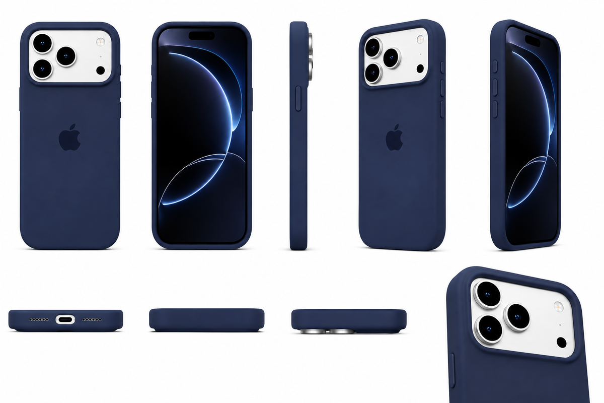 Funda Premium iDop para iPhone 17 Pro y 17 Pro Max | Azul Medianoche