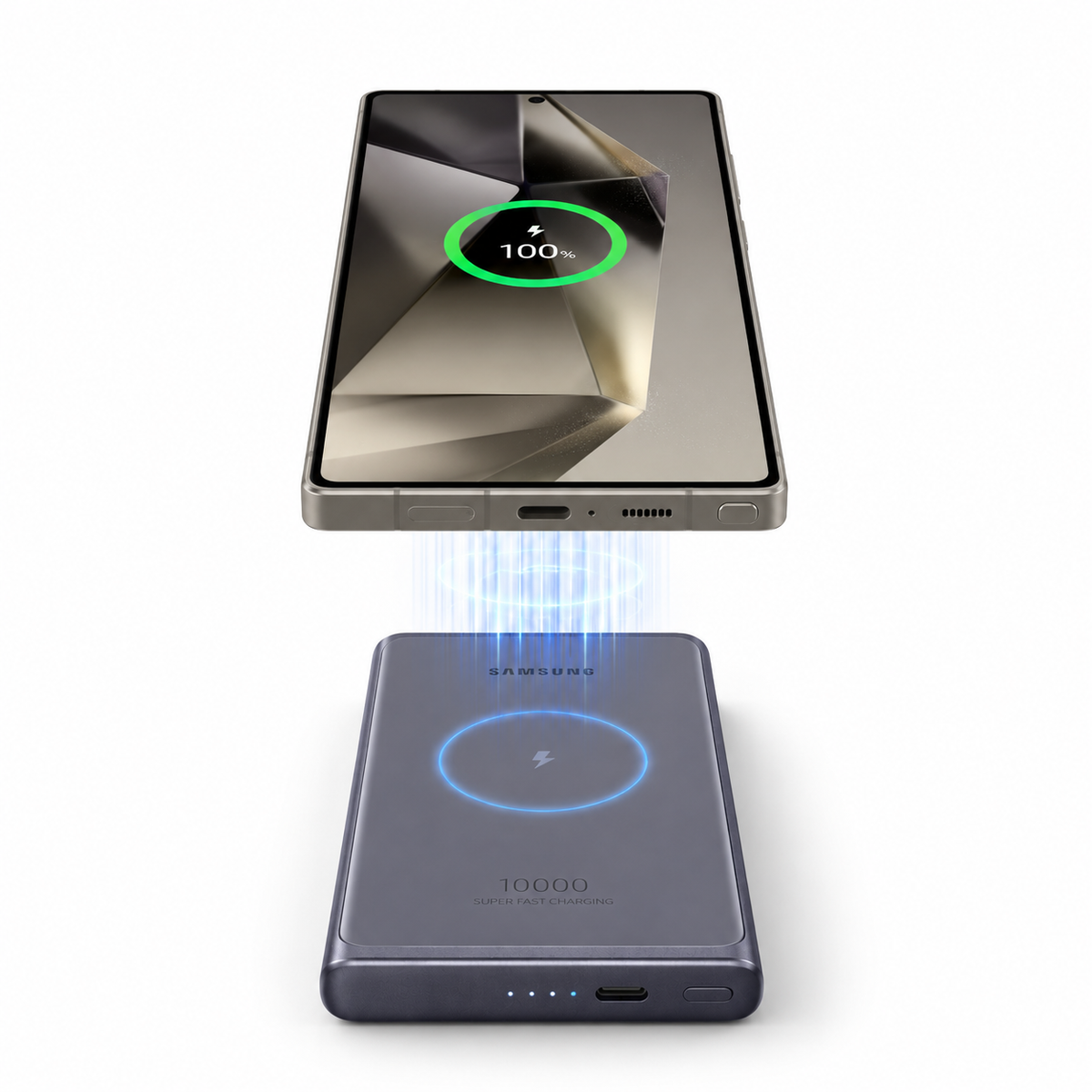 Batería Portátil Samsung 10000 mAh con Carga Inalámbrica