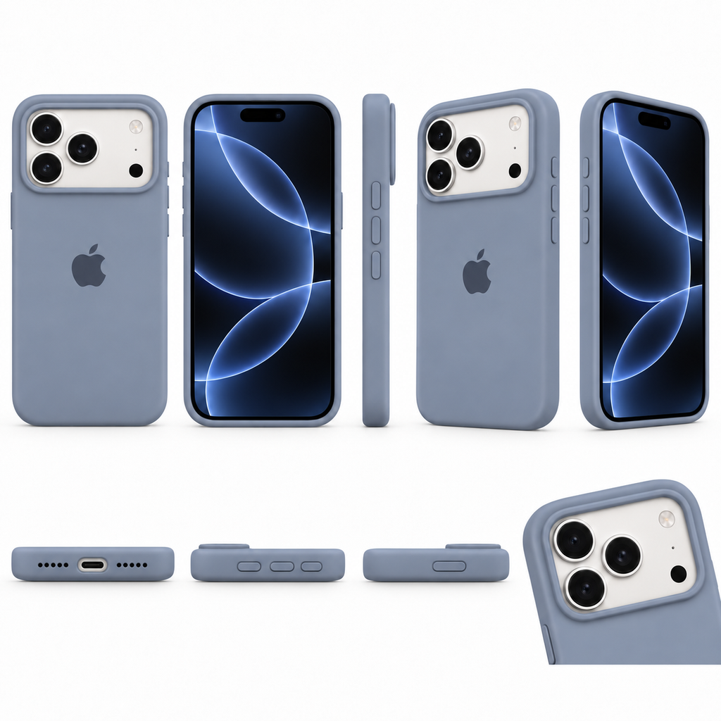 Funda Premium iDop para iPhone 18 Pro y 18 Pro Max | Azul Niebla