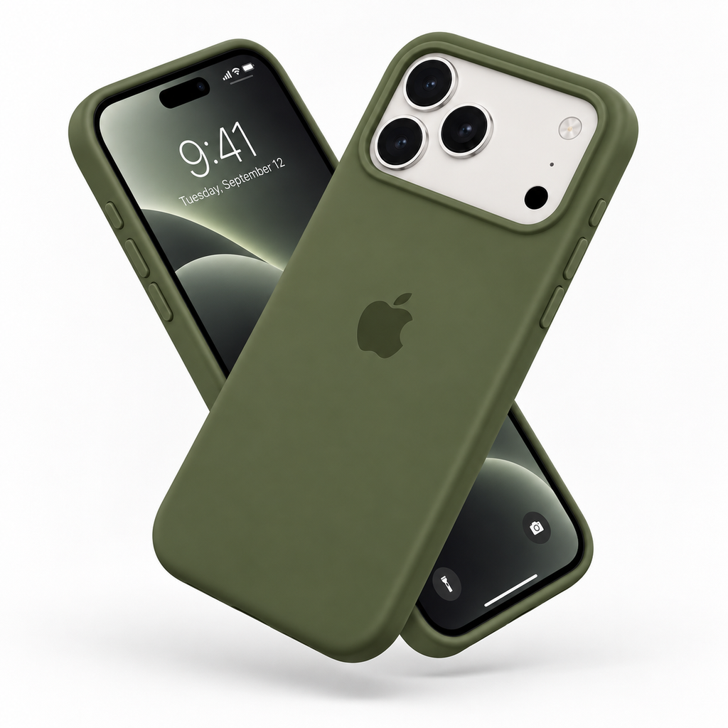 Funda Premium iDop para iPhone 18 Pro y 18 Pro Max | Verde Olivo