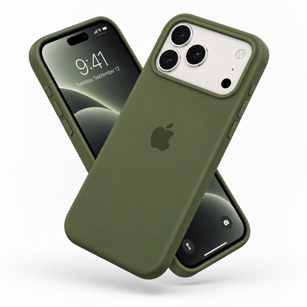 Funda Premium iDop para iPhone 18 Pro y 18 Pro Max | Verde Olivo