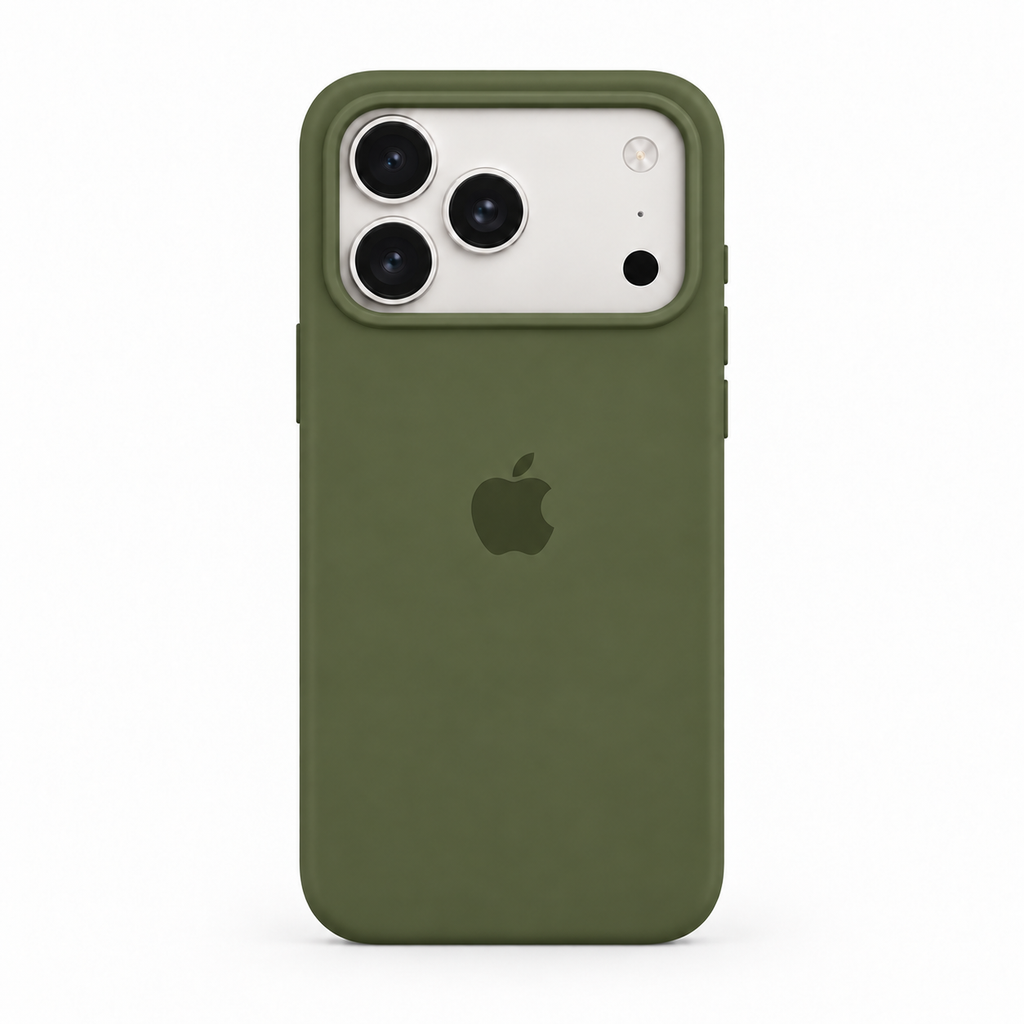 Funda Premium iDop para iPhone 18 Pro y 18 Pro Max | Verde Olivo