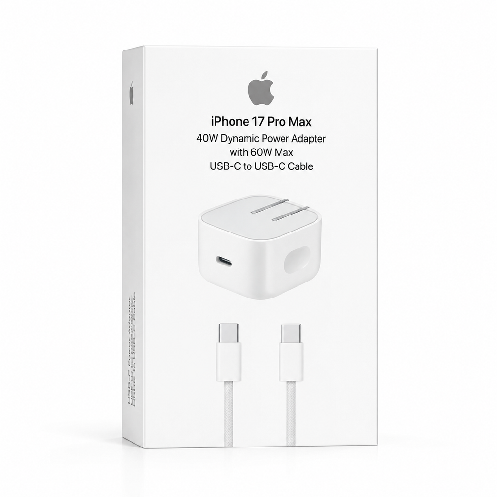 Título: Cargador Rápido USB-C 40W + Cable USB-C a USB-C para iPhone