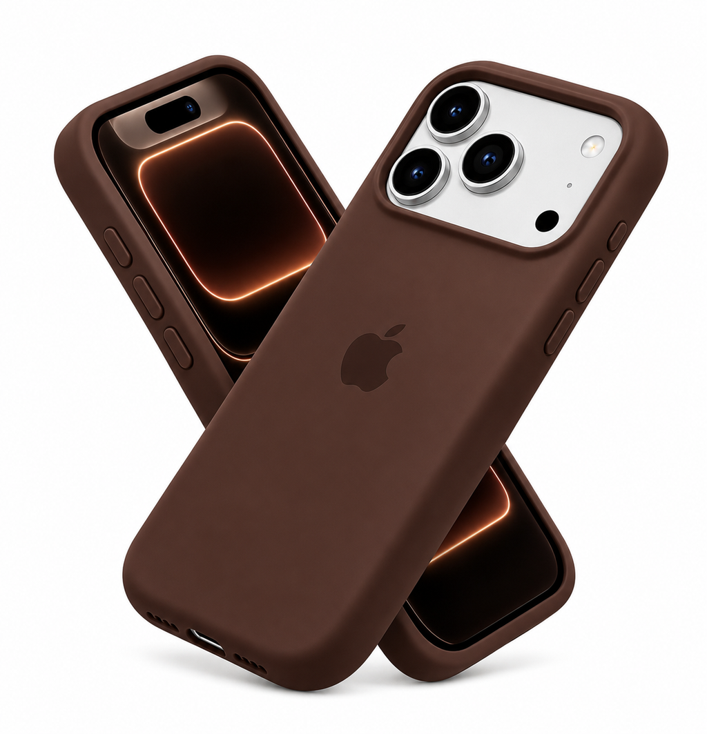 Funda Premium iDop para iPhone 17 Pro y 17 Pro Max | Café Espresso